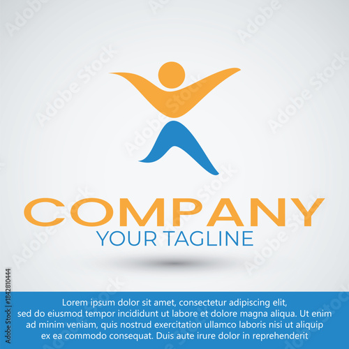 Coach success logo design for life coaching logo coaching sport logo design vector template