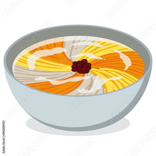 yuja hwachae, Korean traditional fruit punch.