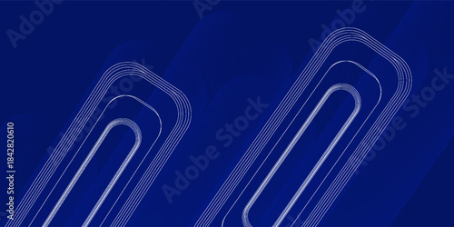 Abstract blue background. Modern simple blue geometric design. Minimal shapes. Suit for booklet, brochure, banner, poster, website, flyer, cover, corporate, backdrop. Vector illustration