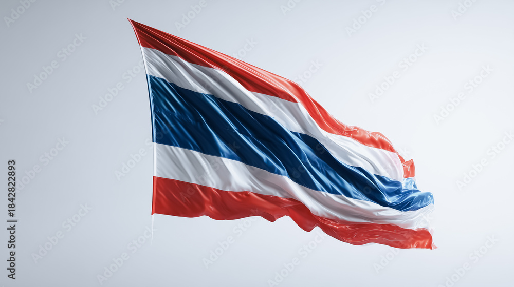 Obraz premium Waving national flag