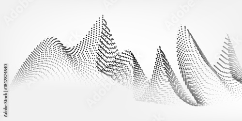 Dotted halftone gradient texture. Vanishing polka dot background. Repeating dots gradation pattern background. Black fading comic pop art overlay backdrop.