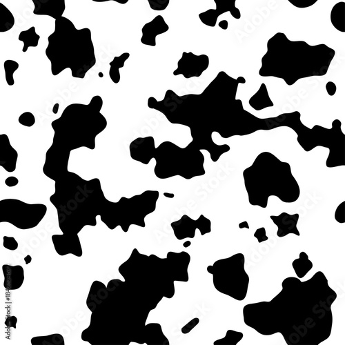 Cow skin texture, black and...