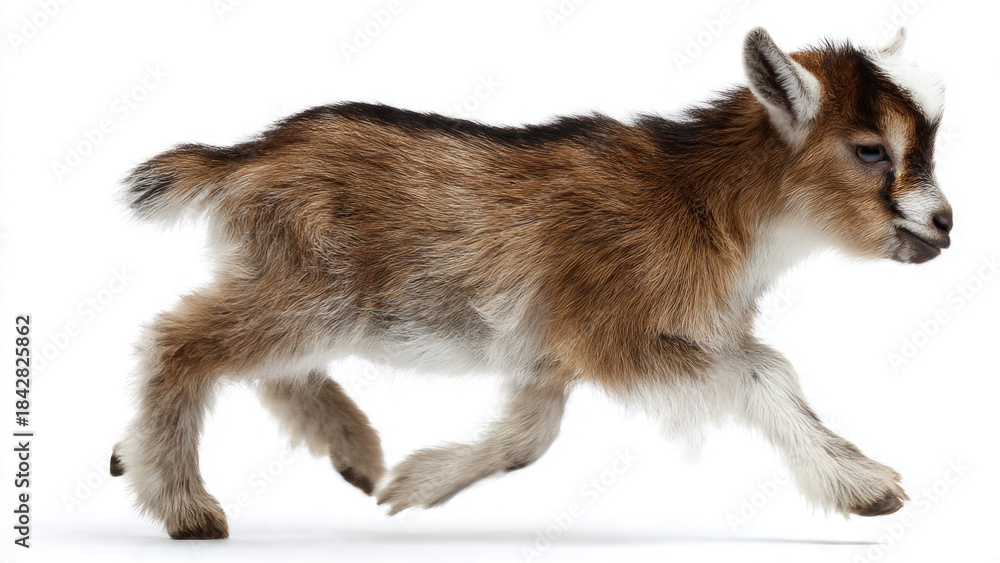 Obraz premium Running Baby Goat