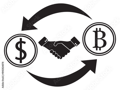 Dollar Bitcoin Converter Icons