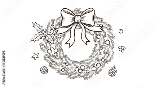 Hand-drawn sketch of a classic egg whisk, whimsical vector art for culinary blogs and recipe cards