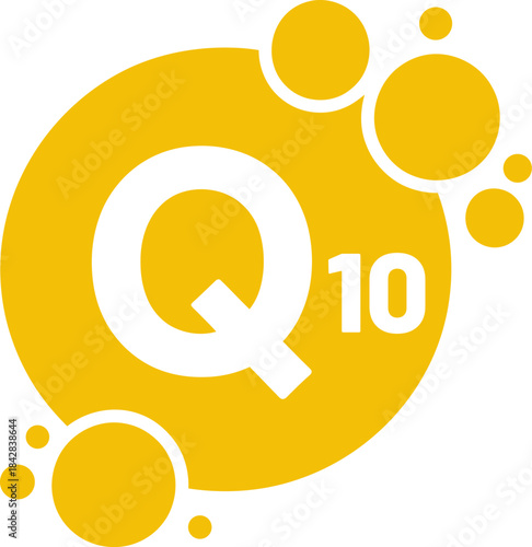 Coenzyme Q10 Logo Design for Skincare  and Supplements