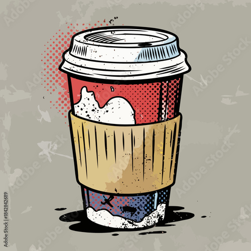 Coffee cup illustration