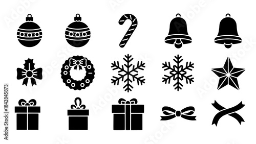 Christmas Icons And Symbols For Holiday Celebrations