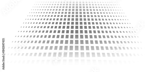 vector halftone textured template. vanishing polka dot background. comic book pop art background