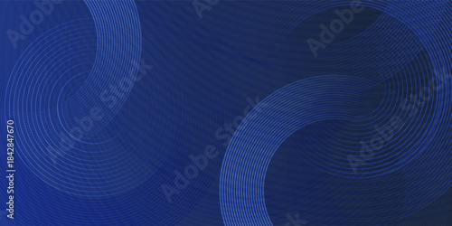 Abstract Panoramic abstract blue background for product