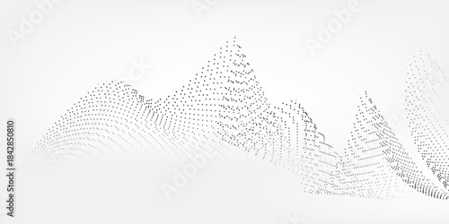 Dotted halftone gradient texture. Vanishing polka dot background. Repeating dots gradation pattern background. Black fading comic pop art overlay backdrop.