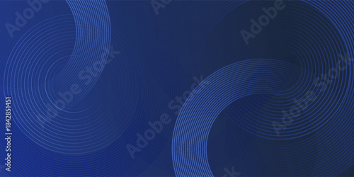 Abstract Panoramic abstract blue background for product