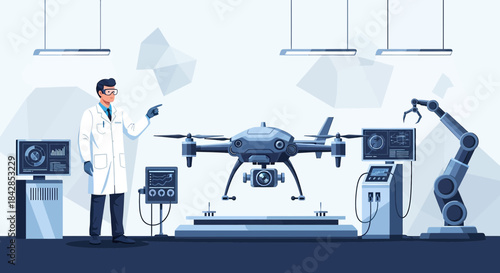 Advanced drone technology development and scientific research for future innovation solutions