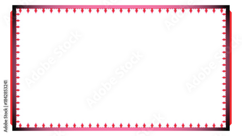 Stream overlay webcam border panel template