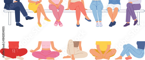 Set of Badminton Player Silhouettes Smashing and Hitting Shuttlecock in Various Action Poses Vector Illustration.