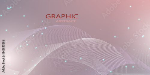 2d illustration abstract technology background concept VECTOR 10