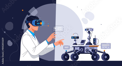 Augmented reality interface for advanced rover control and scientific exploration vision system