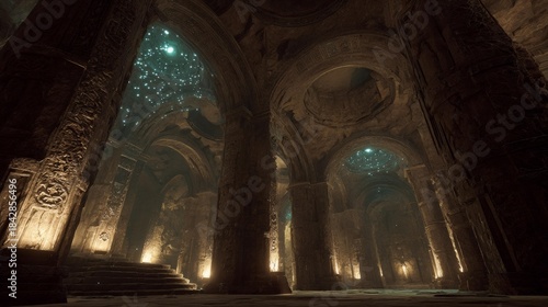 Ancient magical underground dungeon
