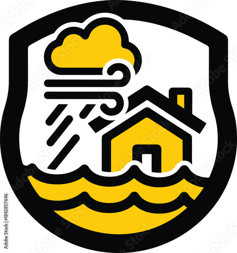 Home protected from severe weather conditions like rain, wind, and flood.
