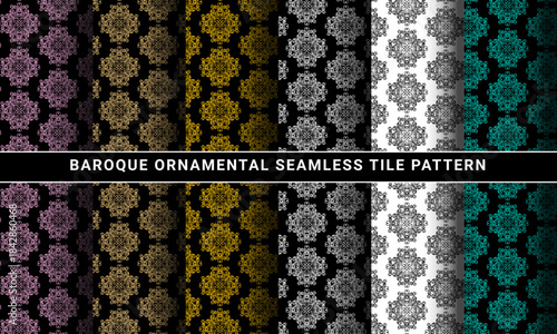 Baroque Ornamental Seamless Tile Pattern
