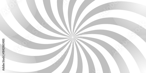 Abstract Radial Burst Monochrome Graphic Design. Retro grayscale sun rays background with dirty burnt effect.