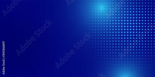 Gradient blue background with halftone vector design in eps 10
