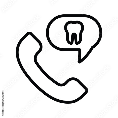 Dentist helpline icon