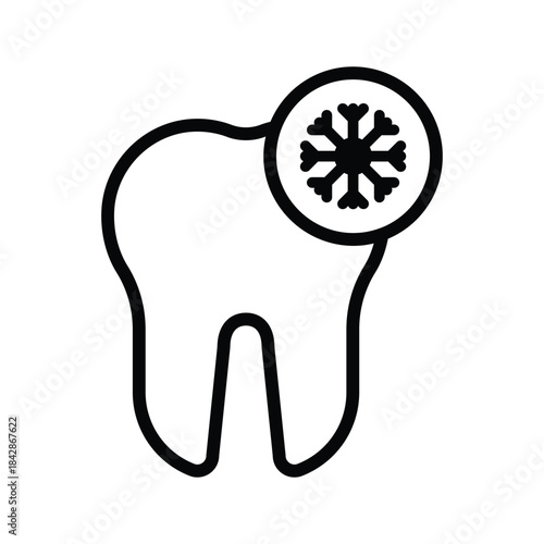Tooth pain icon
