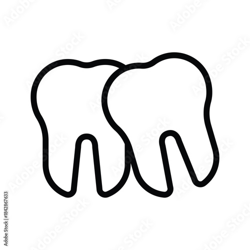 Loose tooth icon