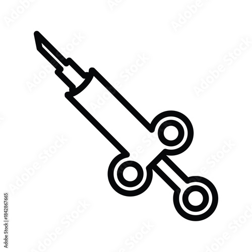 Dental injection icon