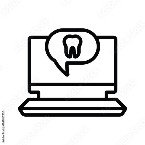 Dental online help icon