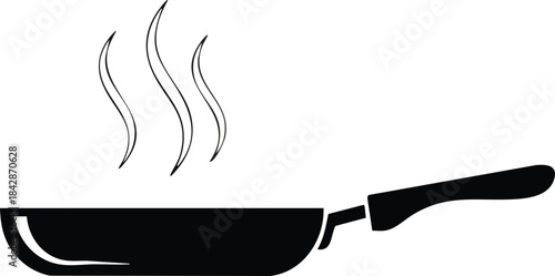 Hot Pan Ready to Cook A Kitchen Essential Illustration