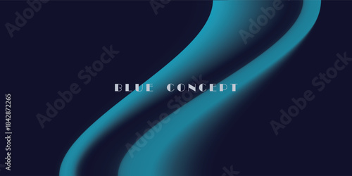 Blue background. Abstract circle gradient backdrop of rich and luxurious colors. Useful for backgrounds, presentations, mailer, templates etc