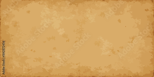 Aged, grunge, and antique brown parchment paper texture for a vintage, blank design surface