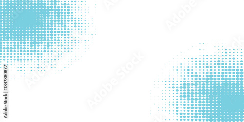 dot Transparent Vector Gradient Blue Color Halftone Background Staggered Dots Pattern modern dotted