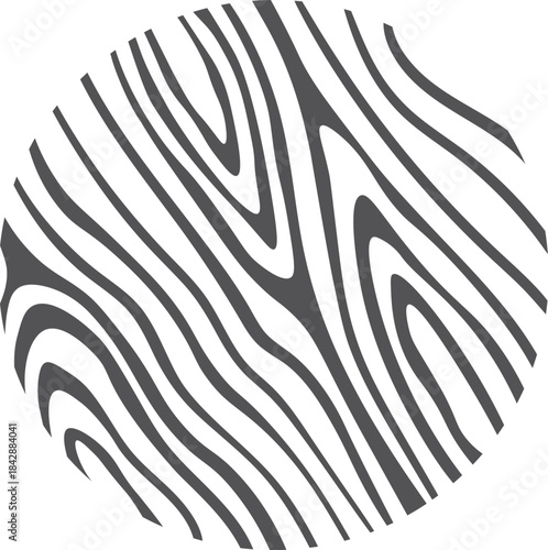 A black and white image of a zebra print