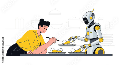 Human and Robot Collaboration Preparing Food Together in a Minimalist Kitchen Setting