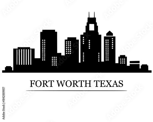 FORT WORTH TEXAS city skyline