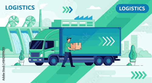 Efficient cargo delivery solutions with modern logistics infrastructure and environmental awareness