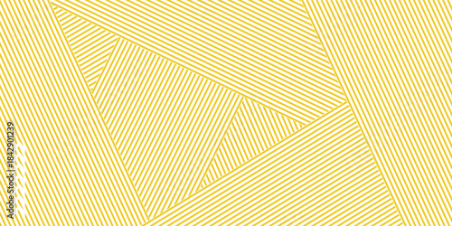 Yellow instant noodle, pasta and spaghetti texture with geometric wavy lines white. Ramen, pasta vector pattern. eps 10