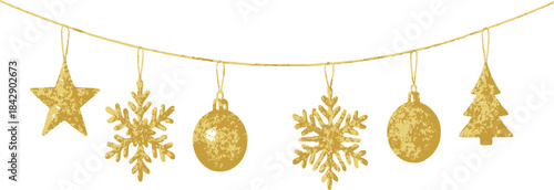 Golden wheat ears isolated on white background festive decoration design