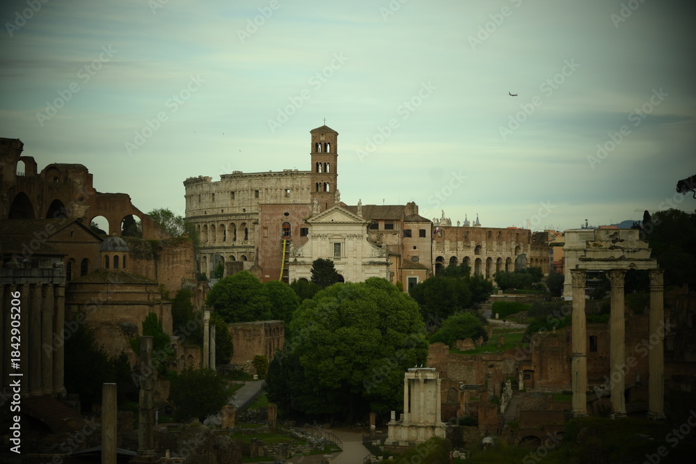 Fototapeta premium view of the colosseum rome