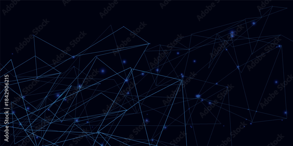 Fototapeta premium gradient blue Abstract technology background, Hi tech digital connect, Minimalist Hex Digital Background Sci-Fi Hex circuit Pattern Overlay