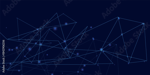 gradient blue Abstract technology background, Hi tech digital connect, Minimalist Hex Digital Background Sci-Fi Hex circuit Pattern Overlay