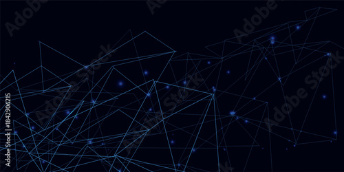 gradient blue Abstract technology background, Hi tech digital connect, Minimalist Hex Digital Background Sci-Fi Hex circuit Pattern Overlay