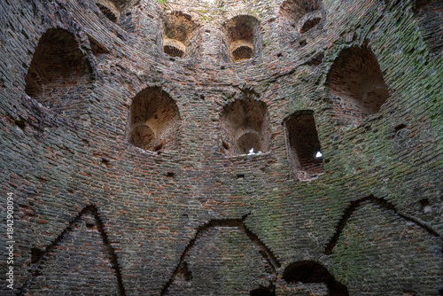 Norwich, Norfolk, UK: Cow Tower, a 14th-century artillery tower built to defend Norwich from invasion. Interior view.