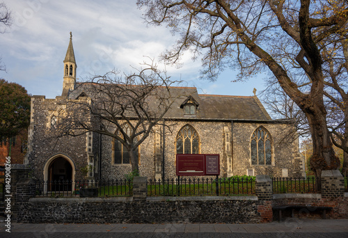 Norwich, Norfolk, UK: The church of St John the Baptist, Timberhill in central Norwich.