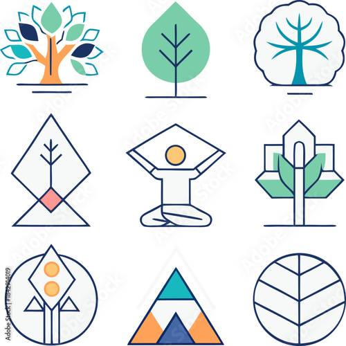 icon, set, logo, vector, symbol, icons, illustration, sign, design, sun, web, travel, element, sea, water, beach, boat, collection, shape, business, elements