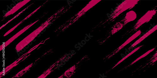 black pink brush pattern car sticker banner sporty abstract line pink black color combination grunge brush pattern modern motorsport racing design. adventure, creative,