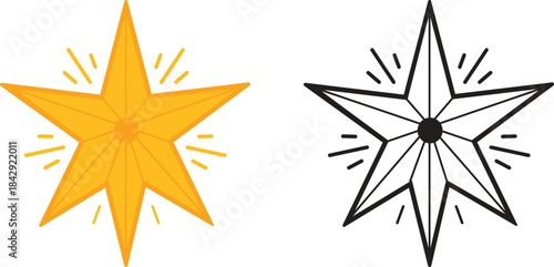  Christmas star icon
